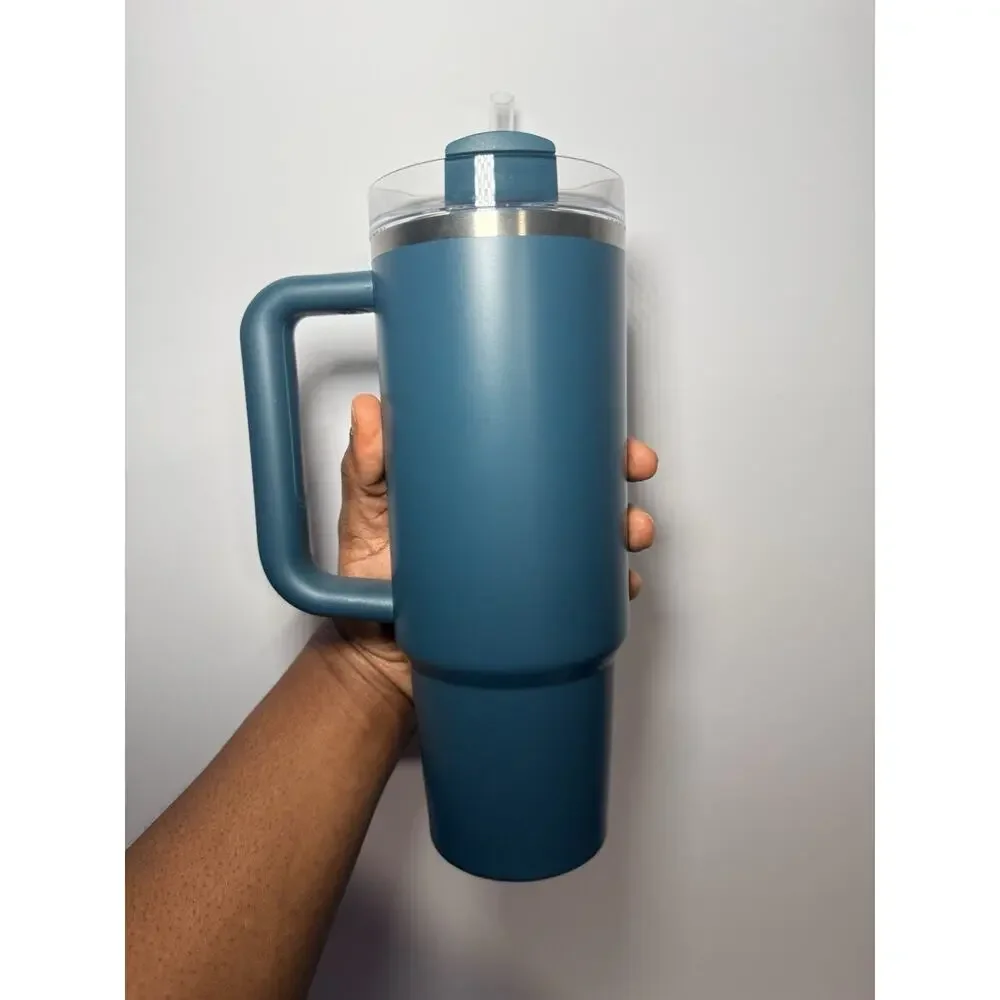Stanley X Starbucks Mexico TEAL BLUE GREEN 30oz Quencher Tumbler BNWT - Picture 4 of 6